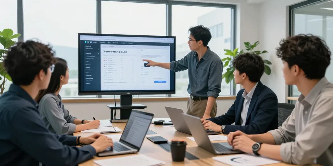 Team discussing strategies to recover stolen cryptocurrency in a modern office
