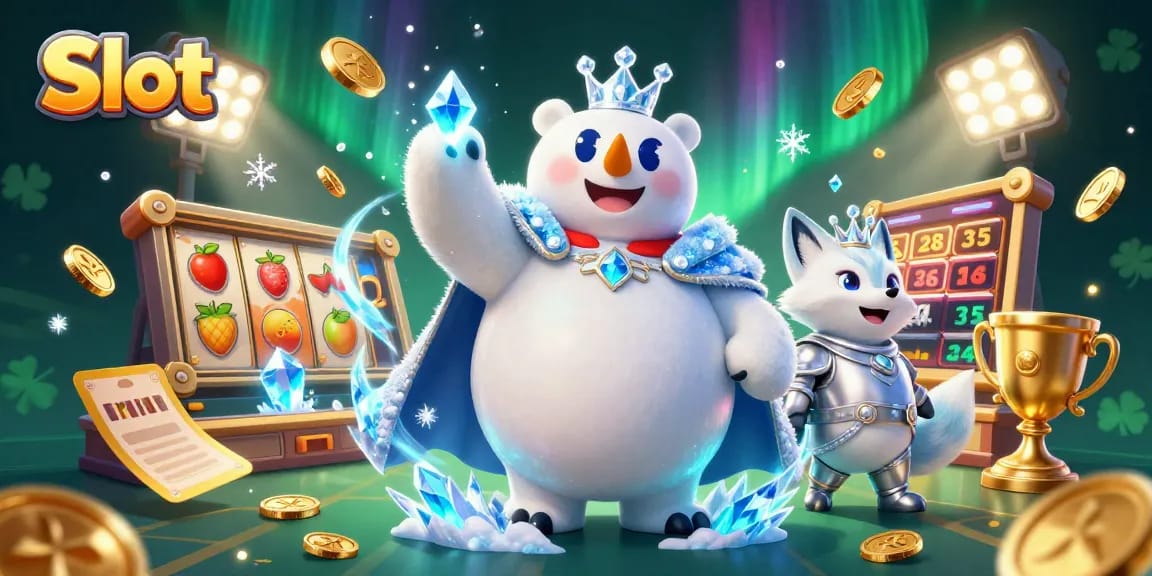Engage with thrilling Slot games in a vibrant, dynamic illustration with jackpots and rewards.