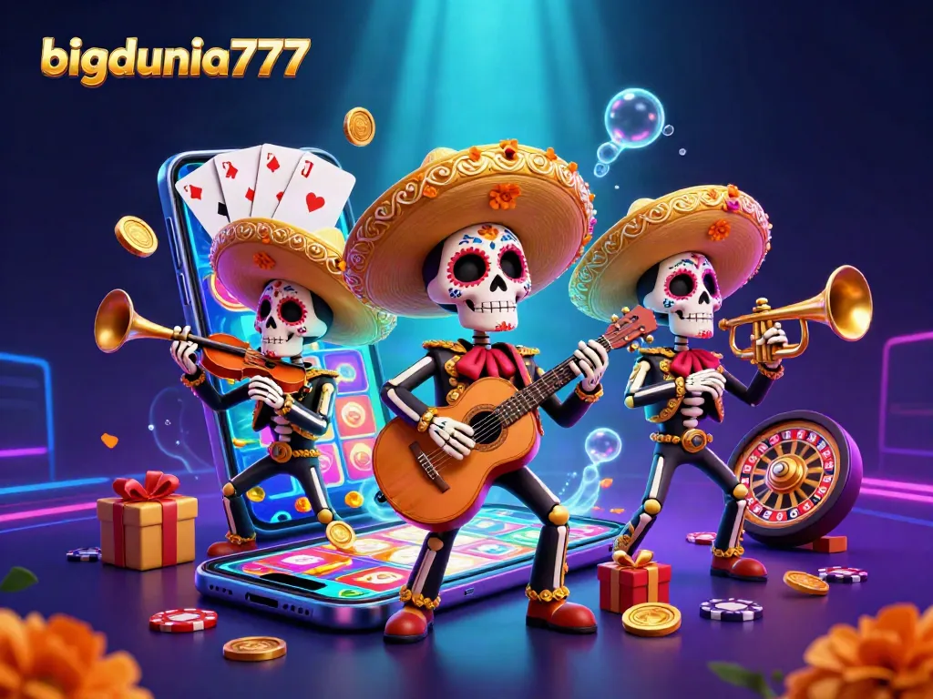 Experience bigdunia777 with a vibrant mariachi scene, packed with thrilling casino elements.