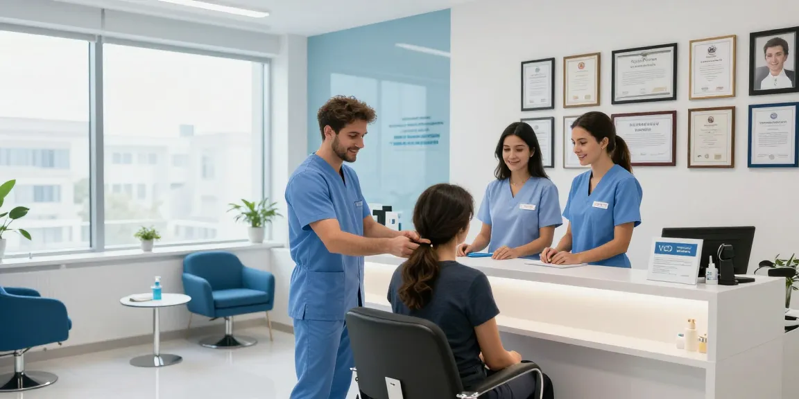 Hair transplant Turkey: Consultation at a trusted healthcare clinic.