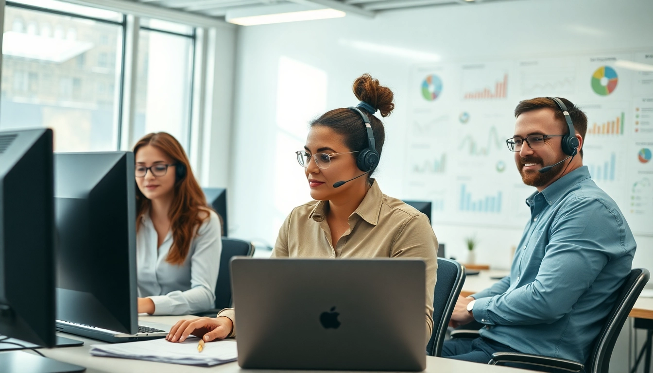 Connect with msp companies near me showcasing IT professionals collaborating in a modern tech environment.