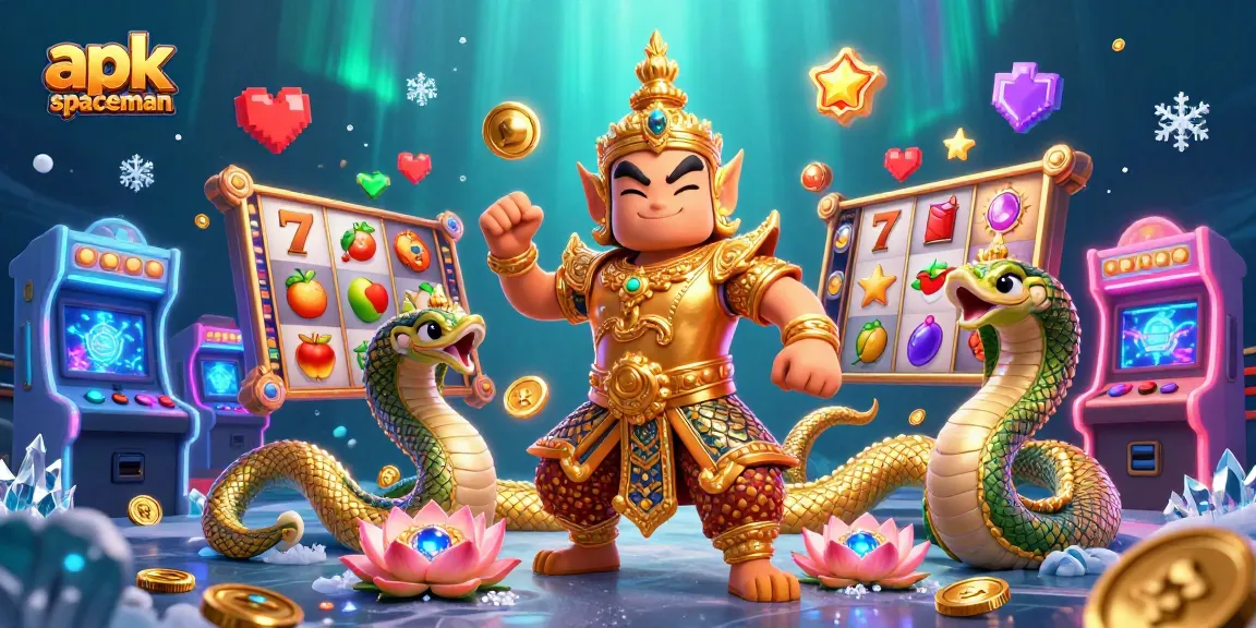 Engage in thrilling slots with apk spaceman featuring vibrant 3D characters and dynamic game elements.