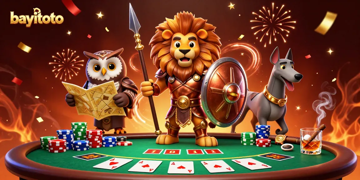 Engage in the excitement of bayitoto with vivid poker action illustrated in a dynamic 3D scene.