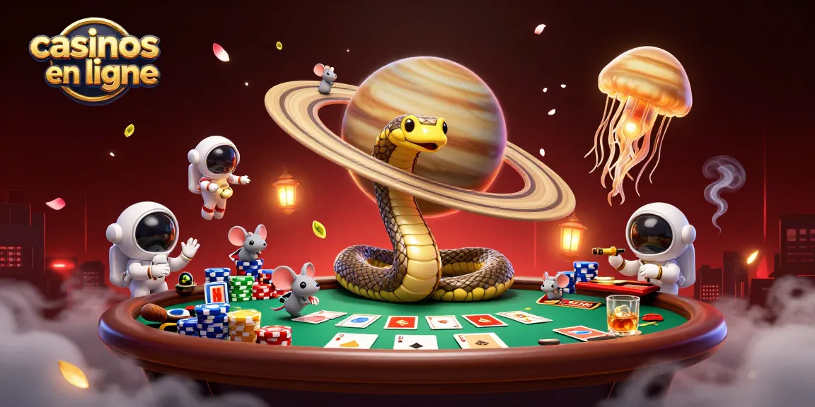Jouez aux casinos en ligne lors d'une expérience immersive avec des personnages de jeux de hasard.