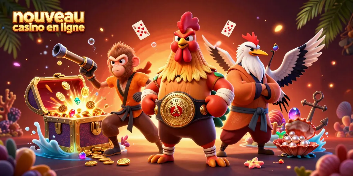 Découvrez les dernières nouveautés des casinos en ligne avec cette illustration dynamique.
