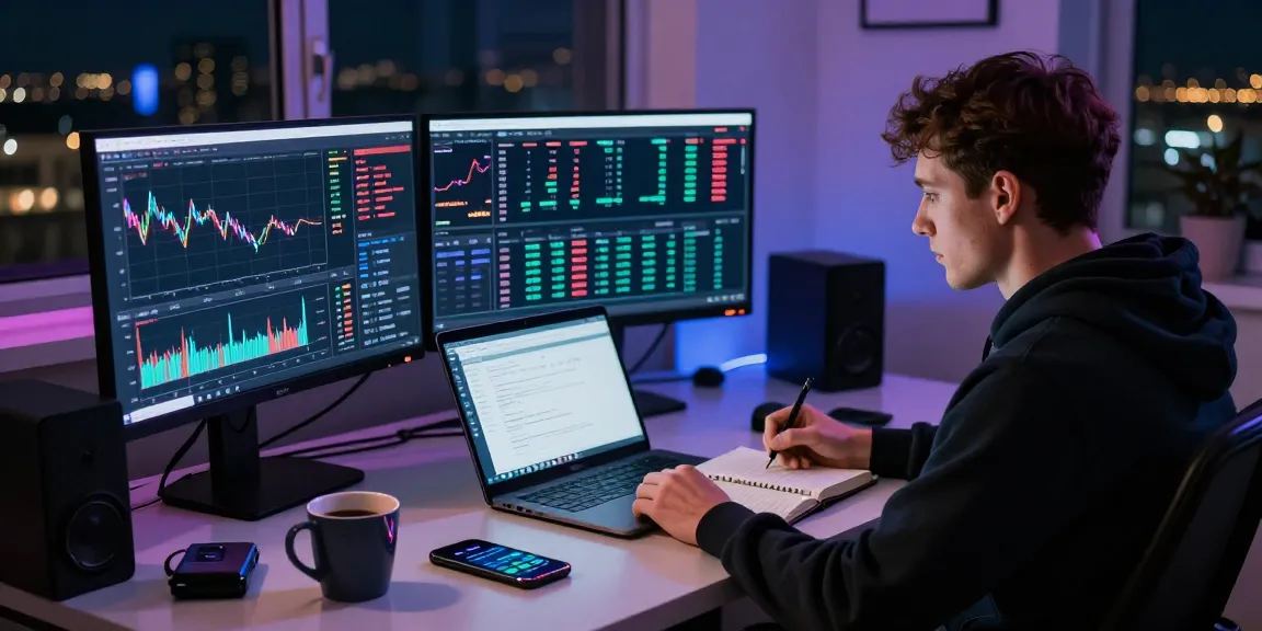 xxc 1000 x 2024 trading setup with cryptocurrency charts and DeFi protocols in modern office environment