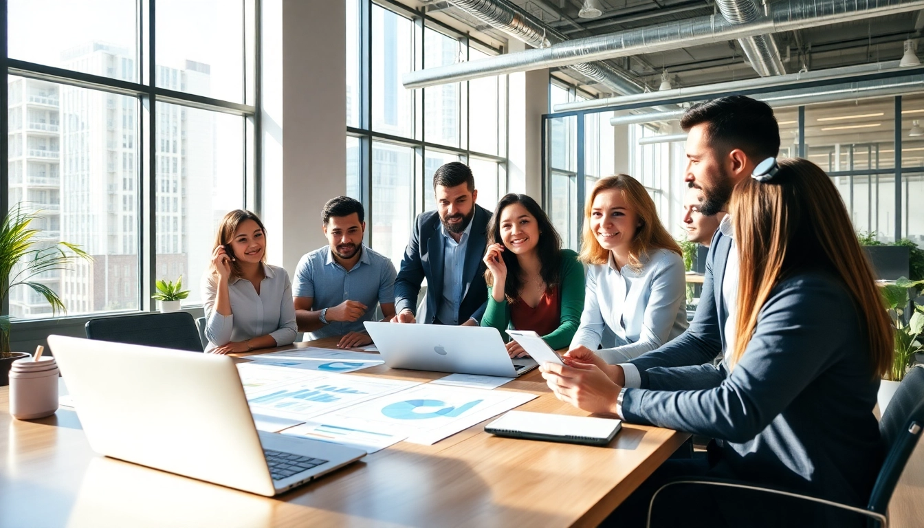 Besprechung zur digitalen Marketingstrategie bei https://alvionz.de/ mit engagiertem Team.