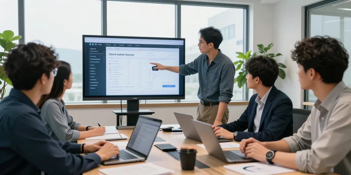 Team discussing strategies to recover stolen cryptocurrency in a modern office