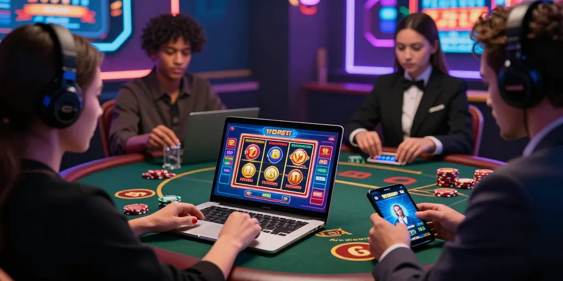 Players enjoying the thrill of credit card casinos with secure instant deposits and vibrant online gaming experiences in a modern digital environment.