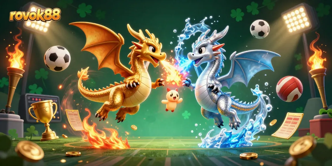 Experience exciting gameplay with rokok88 as twin dragons ignite the sports betting arena.