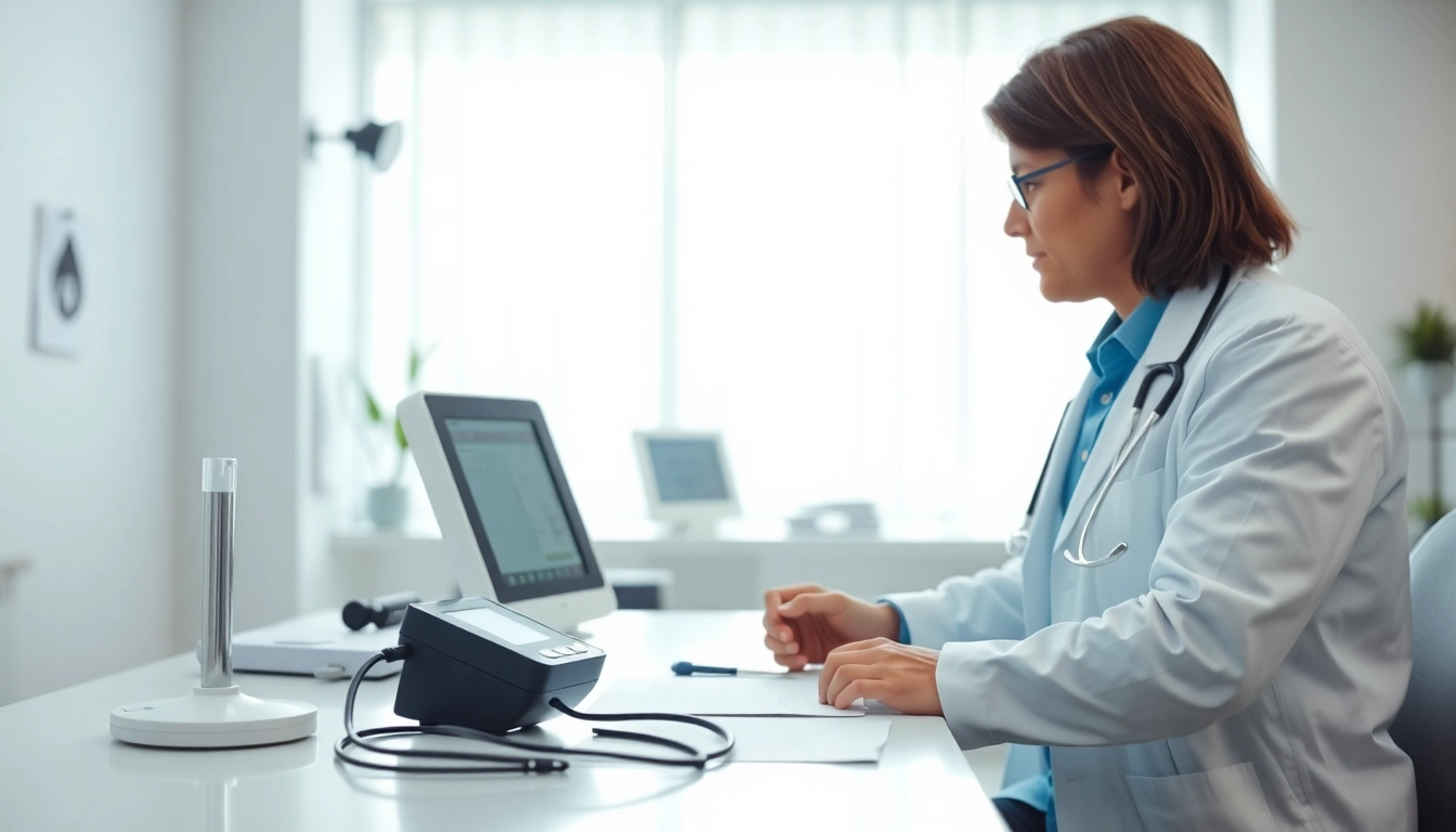 Engaging private medical check up Sydney in a modern clinic with a caring doctor.