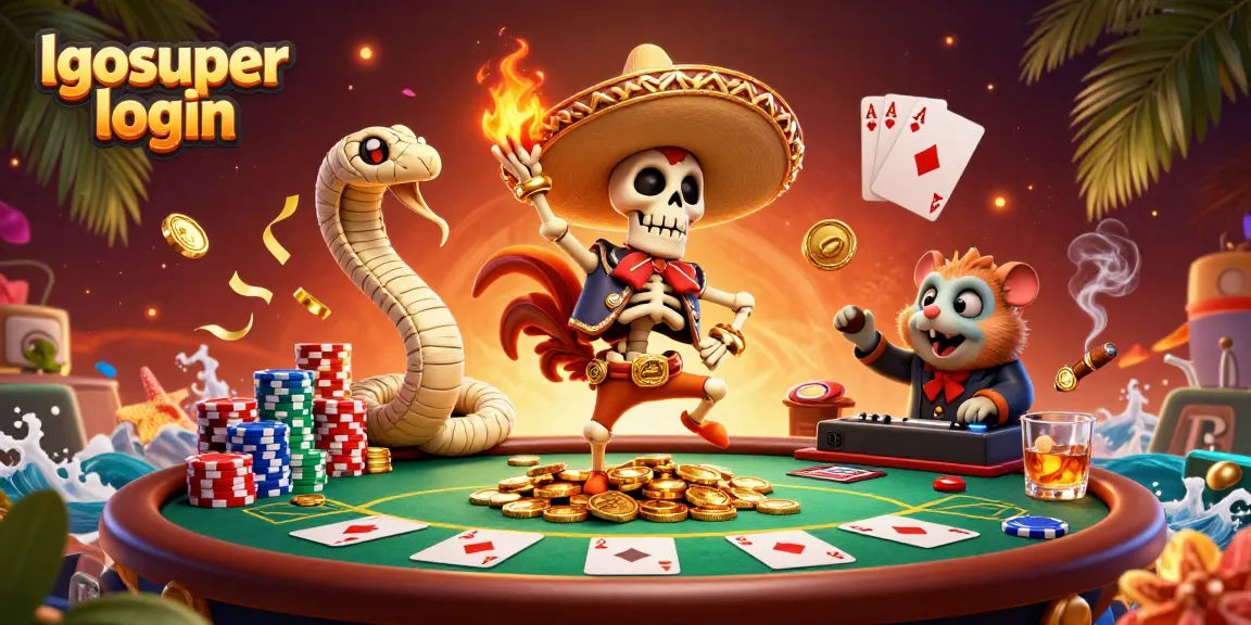 Experience the lgosuper login as the lively skeleton mariachi rooster dances with golden coins!