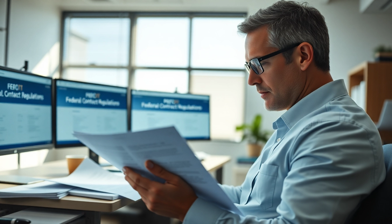 Consultant conducting registration and certification in Federal databases for federal contracts.