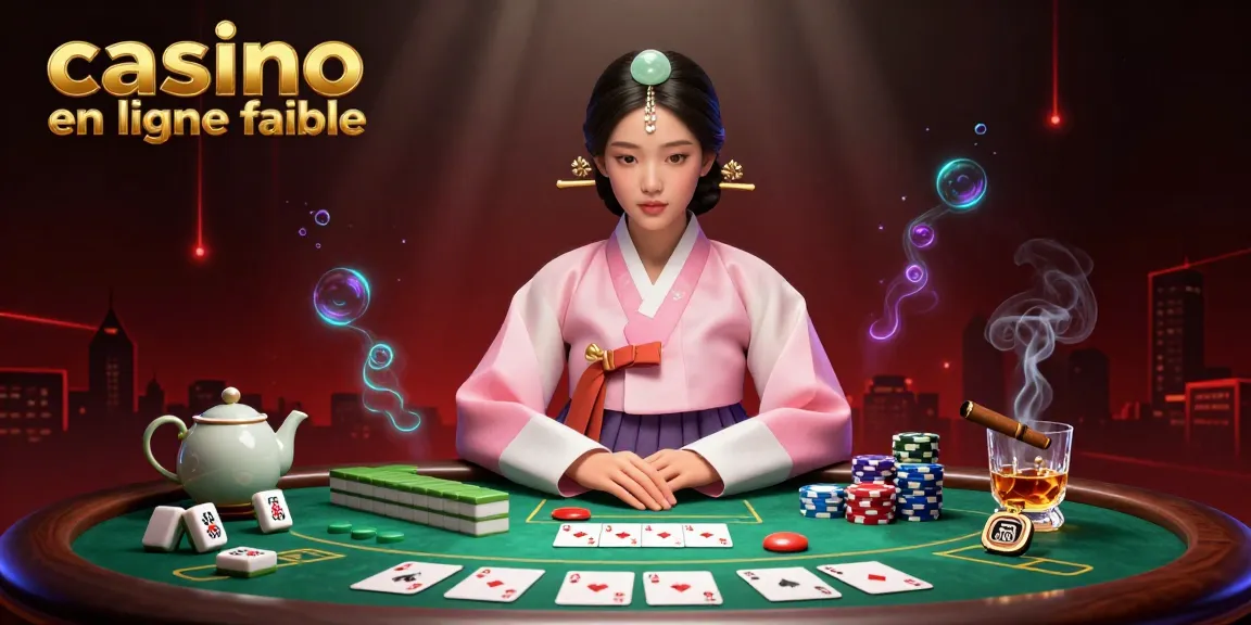 Vivez l'excitation des casinos en ligne de confiance avec des éléments de poker colorés et des visuels sereins présentant un casino en ligne fiable.