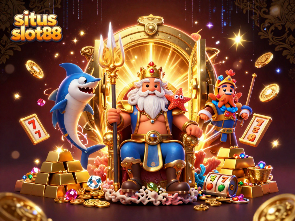 Spin the reels at situs slot88 and win with our vibrant 3D casino art.