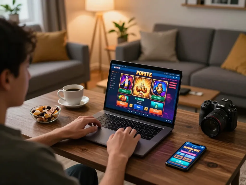 Engaging scene of online gameplay on a white label casino, showing a player immersed in lively gaming action.