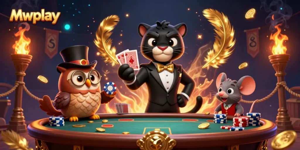 Experience thrilling gameplay at Mwplay's vibrant gaming scene filled with exciting casino action.
