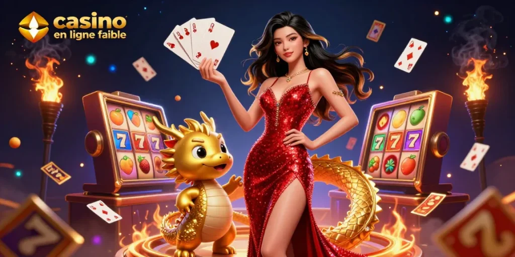 Vivez l'excitation chez casino en ligne fiable avec des machines à sous vibrantes et une illustration 3D captivante.