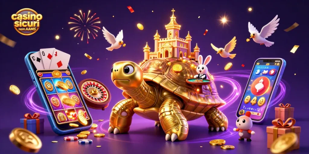 Unisciti all'azione nei casinò sicuri non AAMS con giochi di slot vibranti e uccelli della fortuna abbaglianti.