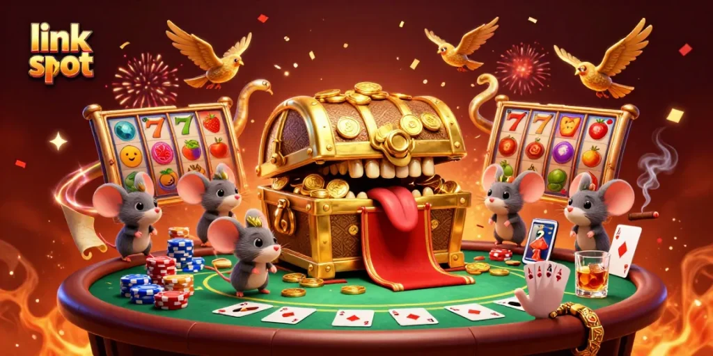 Experience thrilling action at the link slot with vibrant reels, lucky symbols, and dynamic gameplay.