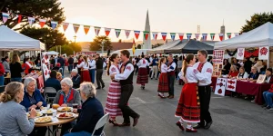 Community gathering celebrating Polish culture in San Francisco at https://www.sfpol.com/ with vibrant traditions and activities.